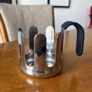 Michael Graves chrome coffee mug holder